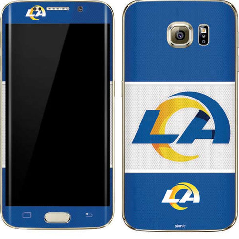 NFL Los Angeles Rams Zone Block Galaxy S7 Edge Skin